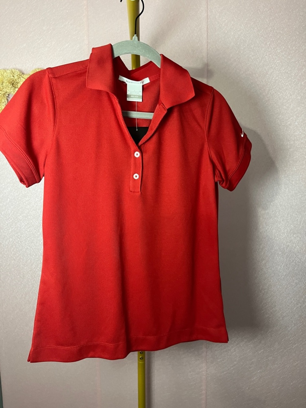 Nike Women’s Red Polo Jersey with Swoosh Sleeve